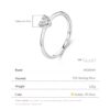 9c8977521ecca7a4 Modian Authentic 925 Sterling Silver Simple Love Heart AAAAA Zirconia Sparkling Finger Ring For Women Female Wedding Jewelry