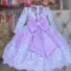Lace Tulle Princess Flower Girl Dresses For Weddings Puffy Floral Kid Birthday Party Beauty Pageant First Communion Ball Gowns