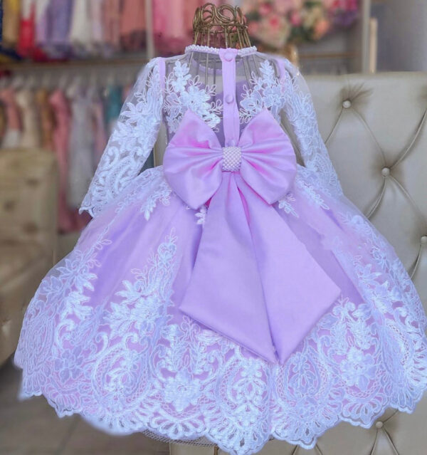 Lace Tulle Princess Flower Girl Dresses For Weddings Puffy Floral Kid Birthday Party Beauty Pageant First Communion Ball Gowns
