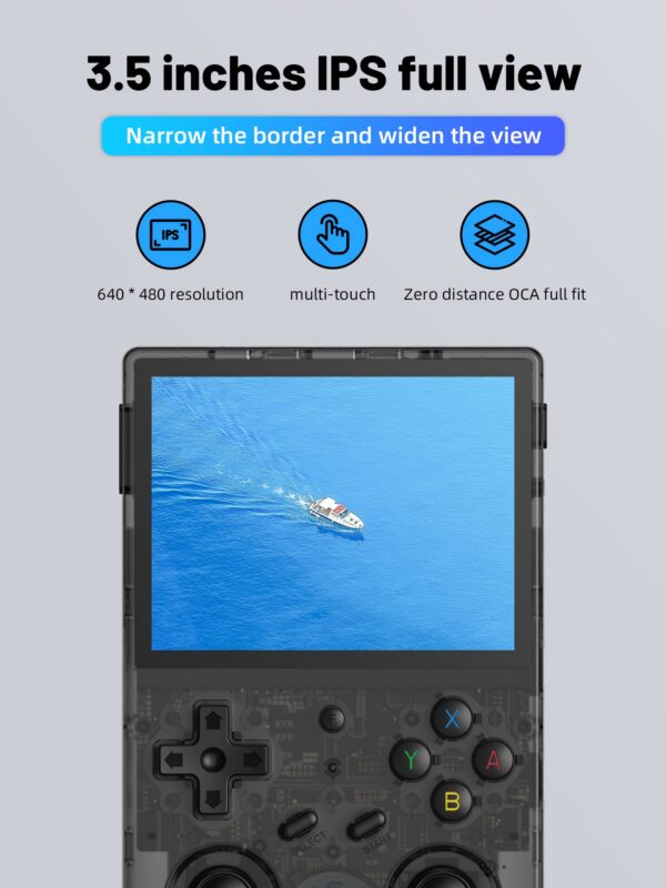 9ca2bf11082dbad9 ANBERNIC RG353V RG353VS Handheld Gam Console 3.5'' IPS Screen HDMI Output Android Linux OS Built-in Retro Emulator Player Gifts