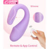 Dolphin APP Controls Remote Wearable Vibrator Vaginal Anal Masturbation G-Spot Penetration Sexy Adult Sex Toy Female Masturbator