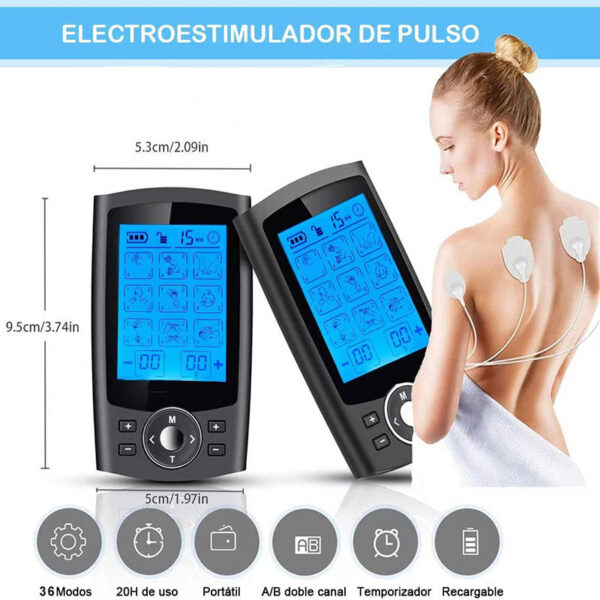 9cc284b2cbb0db58 Tens Muscle Stimulator 36-Mode Electric EMS Acupuncture Body Massage Digital Therapy Slimming hine Electrostimulator