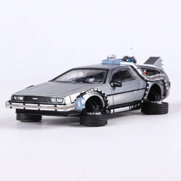 9cc65729cf0ad7c8 MJ 1:64 DeLorean DMC I II III Back To The Future Time hine Mr.Fusion Diecast Toy Vehicle Car Model