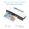 9ce83f64bfd7fcc4 OSMILE SL289 Desktop Laminator hine Set A4 Size Hot and Cold Lamination 2 Roller System 9 inches Max Width for A4/A5/A6