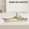 Piececool 3D Metal Puzzle -Russian Battlecruiser Pyotr DIY Jigsaw Toy Model Building Kits Christmas Gifts for Adults