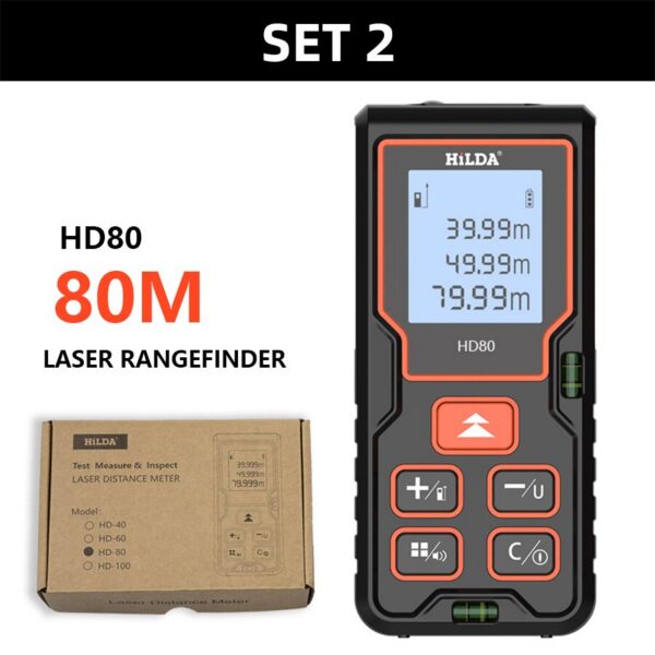 9cf06a408bc612a5 HILDA Laser 40M 80M 100M Handheld Electronic Rangefinder High-precision Infrared Level Measurement Room
