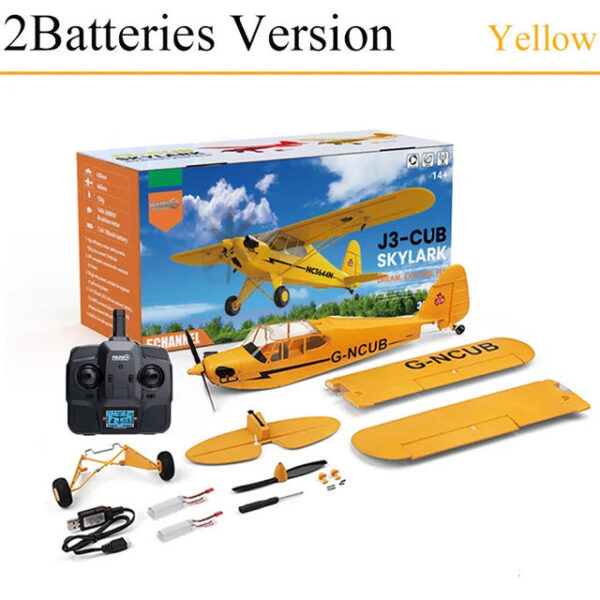 9cff0b34feaba444 Hot Sale RC Plane RTF 2.4G Brushless Motor 3D/6G Remote Control Airplane Wltoys A160 Upgraded J3-CUB Ready To Fly