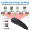 Barcode Wireless 1D 2D Code Scanner USB Bluetooth Mini Pocket QR Reader IOS Android Windows for Mobile Payment