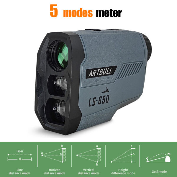 9d156c5445f3bd93 1000m Laser Hunting Outdoor 650m Golf Rangefinder Telescope with Flag-Lock Slope Adjusted Distance Meter