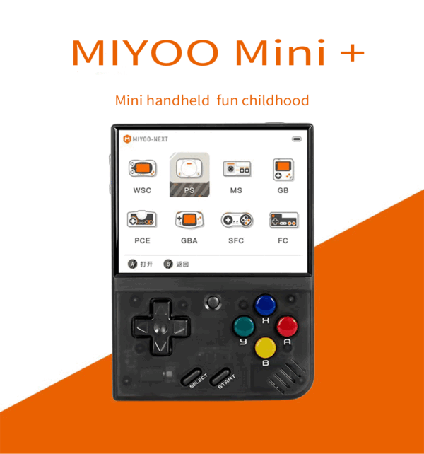 9d1fc14dd34651cf Portable 3.5 inch MIYOO Mini Plus Retro Handheld Game Console Open Source Miyoo mini+ Video Games Player Children Kids Gift 128G