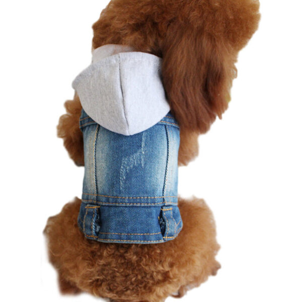 XS-2XL Denim Cowboy Pet Clothing For Small Dogs Jeans Jacket Dog Vest Coat Puppy Outfits Cat Clothes