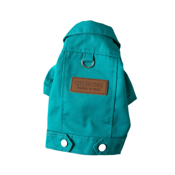 9d280c7a428cf7c4 Pet Coat with D-Ring Spring Summer Dog Clothes for Small Medium Dogs Puppy Outfits Jacket Chihuahua Yorks Clothing