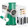 9d2c21173ef939ea Rotary Cheese Grater Shredder Chopper Round Tumbling Box Mandoline Slicer Nut Gr