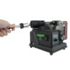 Allsome Mini Belt Sander, 180W Electric Sander with 10pcs 533*30mm Sanding Belts, Suitable for Makita 18V battery