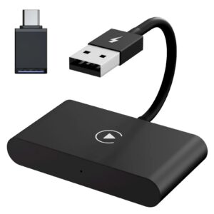 9d5e8b6ae6b89820 Wireless CarPlay Adapter for Android/Iphone IOS Convert Wired CarPlay to Wireless Dongle Plug Paly USB/Type-C Auto Car Adapter