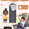 9d67b57b0c4a8dfb KingCamp Kids Sleeping Bag 3 Season- Lightweight Waterproof Camping Sleeping Bag Indoor & Outdoor Use for Kids for Camping with Compression Sack