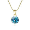 9d7124a99eb9a750 1CT Moissanite Pendant For Women Simulated Diamond Necklace S Sterling Sier Jewelry Girl Valentine's Day party Gift