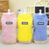 Soft Flannel Dog Clothes Winter Warm Puppy Cat Sweater Coat Chihuahua Pet Clothing Jumpsuit for Small Medium Dogs Yorkie