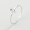 9d9ec9e7fc77ad41 2024 NEW Exquisite Rectangle Rings for Women Diamond Cubic Zircon Pure Sterling Sier Fine Party Birthday Gifts Jewelry