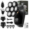 9dab5779a22c4f9c Electric Shavers 5 In 1 7D Men's Rechargeable Bald Head Shaver 7 Floating Heads Beard Nose Ear Hair Trimmer Razor Clipper Brush 221025