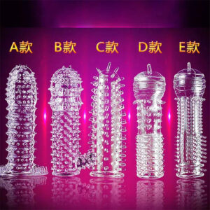 9db0dc31d417e643 Adult Penis Sleeve Reusable Condoms Sex Toys for Men Delay Ejaculation G Spot Stimulation Safer Contraception Cock Ring Extender
