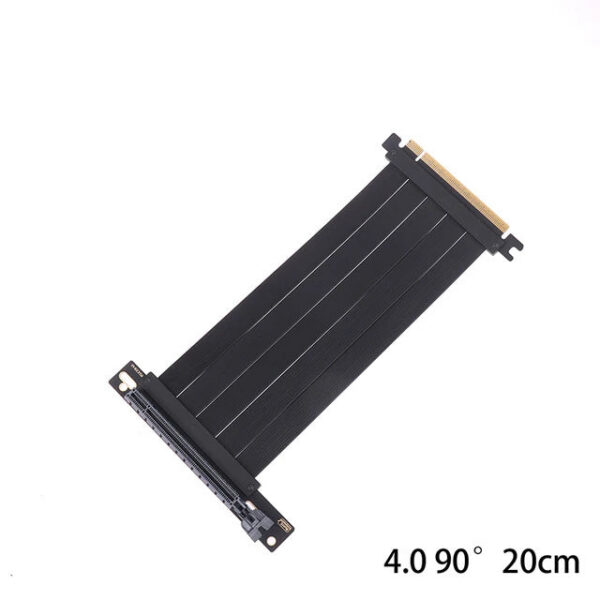9dc34704730ee397 Full Speed 4.0 PCIE X16 Riser Cable Graphics Card Extension Cord PCI Express Lossless Shielded Extender Antijam GPU AXYB