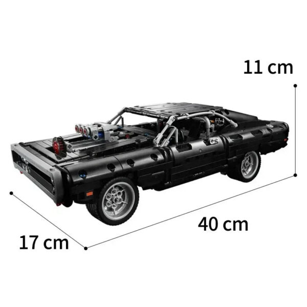 9dc61b289962baf8 1077PCS Technical Dodge Charger Racing Car Building Blocks Model Assemble Bricks Fast and Furious Toy For Kid Boy Adults Gifts