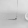 9dc92f49273d2233 LGKGL Sterling Sier Sparkling Clavicle Chain Choker Simple 5A Zircon Gypsophila Pendant Necklace For Women