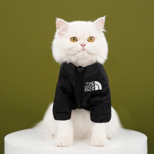 9dd4dee63d8f6d47 Pet dogs, cats, clothing for autumn winter warmth, cotton down jackets, teddy large, medium, and small dogs