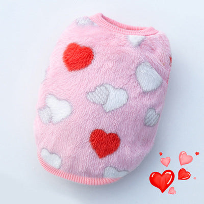 Soft Flannel Dog Clothes Winter Clothing For Small Dogs Medium Puppy Coat Cute Warm Pets Sweater Cat Chihuahua Yorkie Outfit Xxs