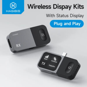 9e0bdcf1558baad4 Hagibis Wireless USB C Transmitter and Receiver Kit HDMI Video Extender Mirroring Dongle for Phone Tablet Laptop Monitor Samsung