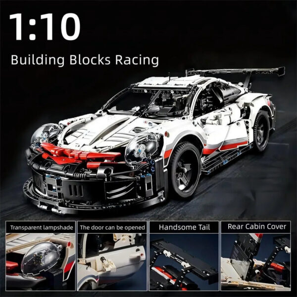9e2e4389deac8a38 911Rsr 1580+Pcs Technical Racing Assembled Building Blocks Compatible 42096 Sports Car Model Bricks Vehicl Set Toy Gift for Kids