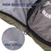 Sleeping Bag for Adults & Kids,Waterproof Lightweight Backpacking Sleeping Bags, Envelope Hooded 3 Season for Camping Hiking Outdoor Travel