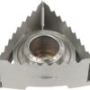 Kdouehg Tragbarer Mini-Spirituskocher mit Kreuz-Ständer, Spiritusbrenner für Outdoor-Camping, Wandern, Rucksackreisen, Kochen B