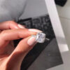 9e4f83eb1eed0a54 choucong Promise Ring sterling Sier Cushion cut 3ct Diamond Engagement Wedding Band Rings For Women men Jewelry