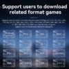 9e5f2c18707ad558 ANBERNIC RG556 Handheld Game Console Unisoc T820 Android 13 5.48 inch AMOLED Screen 5500mAh WIFI Bluetooth Retro Video Players