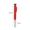 9e6b8413d0755167 Carpenter Pencil Metal Long Head Deep Hole Professional Engineering Quick Drying Marker Graphite Woodworking Black Red Lineation