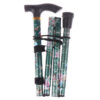 9e863e9a598d285e Aluminium Alloy Hiking Poles Folding Telescopic Lightweight 4-section Cane T Handle Outdoor Portable Elderly Walking Stick