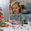 9e8f92933554e69b DIY Making Jewel Rings Magical Kit for Girl Supplies Bead Handmade Princess Pendant Keychain Colored Beans Kid Toy Birthday Gift