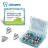 9e904efdf61d4b61 200Pcs Dental Orthodontics Bonding Buccal Tubes 1st 2nd Molar Bondable Non-Convertible Buccal Tube Mesh Base Roth / MBT 0.022