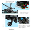 SEMBO 732PCS Military Helicopter Z-10 Model Building Blocks City SWAT Armed Aircraft Gunship Bricks Toys For Boys Birthday Gifts