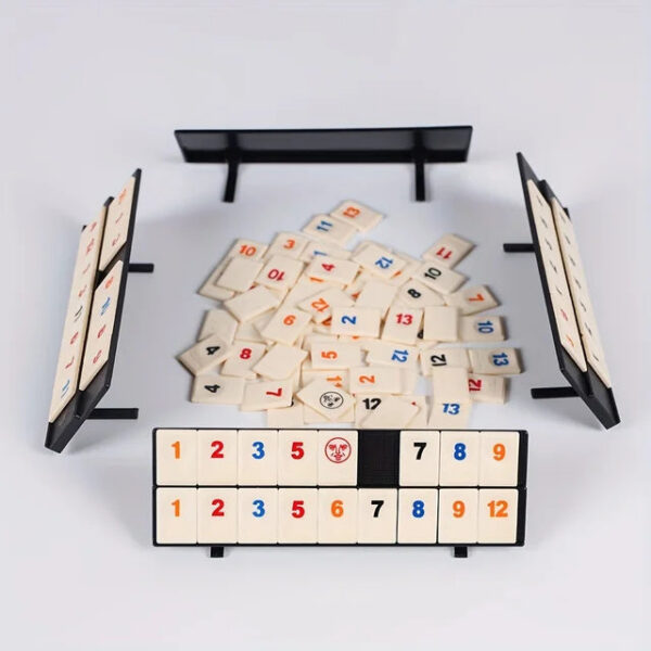 9ea6d81d32fe4b57 AIUAZA Rummy Cube portable packaging, travel toy gameļ¼suitable for family classic board games, 2-4 person party game