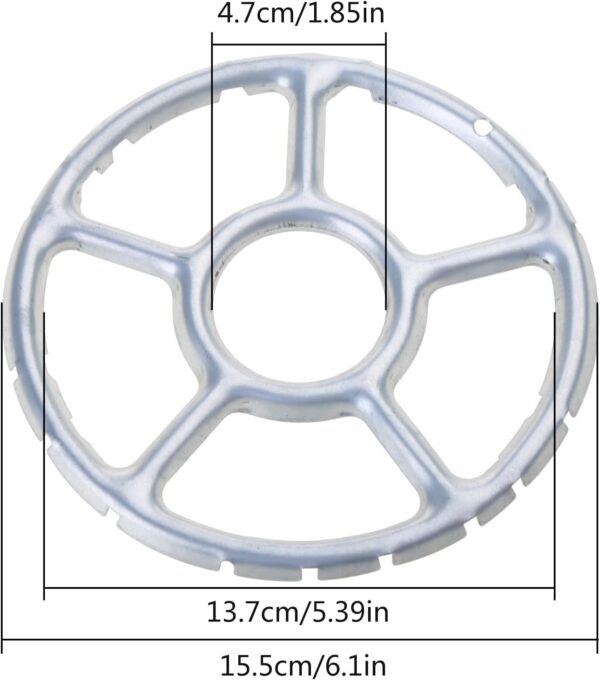 MISUVRSE Gaskocher Stützregal Camping Eisenherd Ringe Gasringe Reduzierer Trivets Gasherd Rack Assistent Kleines Werkzeug