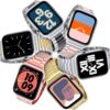 9ec41348c7e7e65a EPULY Compatible with Apple Watch Band 42mm 44mm 45mm 38mm 40mm 41mm, Business Stainless Steel Metal Wristband for iWatch SE & Series 7 6 5 4 3 2 1 for Men Women (Silver, 41mm 40mm 38mm)