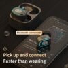 Wireless Bluetooth Touch Light Mini High Earplugs Anti Sweat HD Sound Quality Stereo Universal Headset