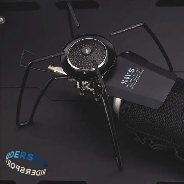 9edcd316e05bc1a7 WELLHIKE Spider Stove Black Spider Folding Card Stove Camping Tableware Camping Kitchenware Camping Barbecue Stove Gas Stove