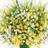 Artificial Plants Outdoor, 24PCS Lavender Artificial Flowers, UV Resistant Fake Flowers, Faux Flowers for Outdoor Planters for Home Garden Outside Porch Decor