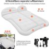 Auto Luftmatratze SUV Aufblasbare Matratze mit Pumpe MPV Air Bett Camping Auto Kissen Dickere Rücksitz Luftmatratze mit Zwei Kissen Für Camping Reisen Hinterhof Strand