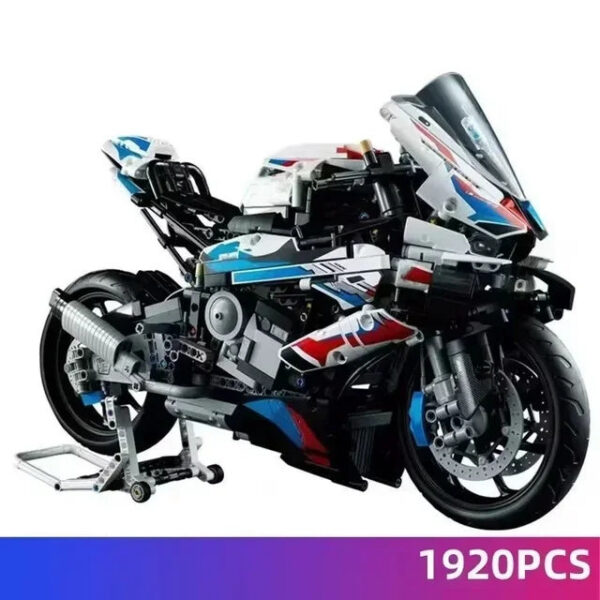 9f0fa52d40dd6072 New 42130 Expert Puzzle Simulation Model Motorcycle Building Block Assembly Birthday Gift Toy