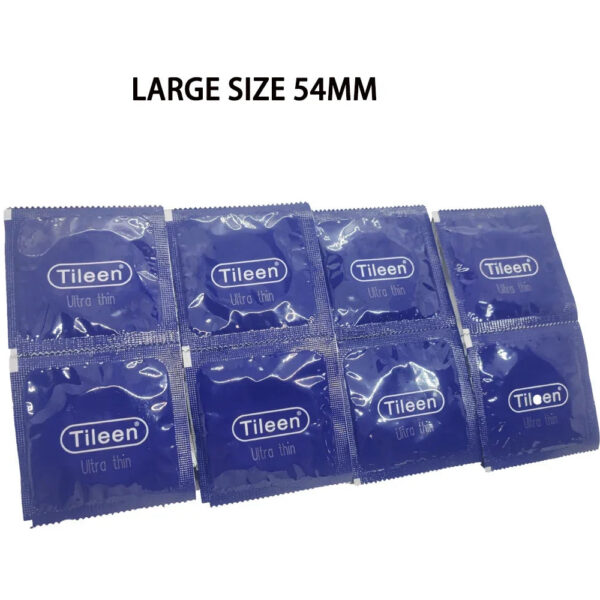 200/100/30pcs Thin Dotted Condoms Smooth G Spot Intimate Erotic 54mm Penis Product Delay Large Sex Toy Safer Adult Contraception